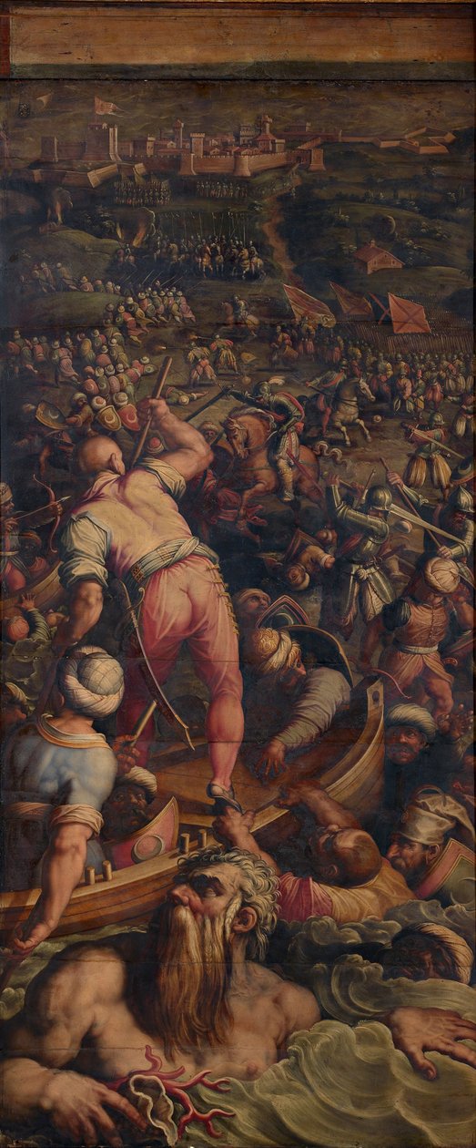 Niederlage der Türken bei Piombino, 1563-1565 von Giorgio Vasari