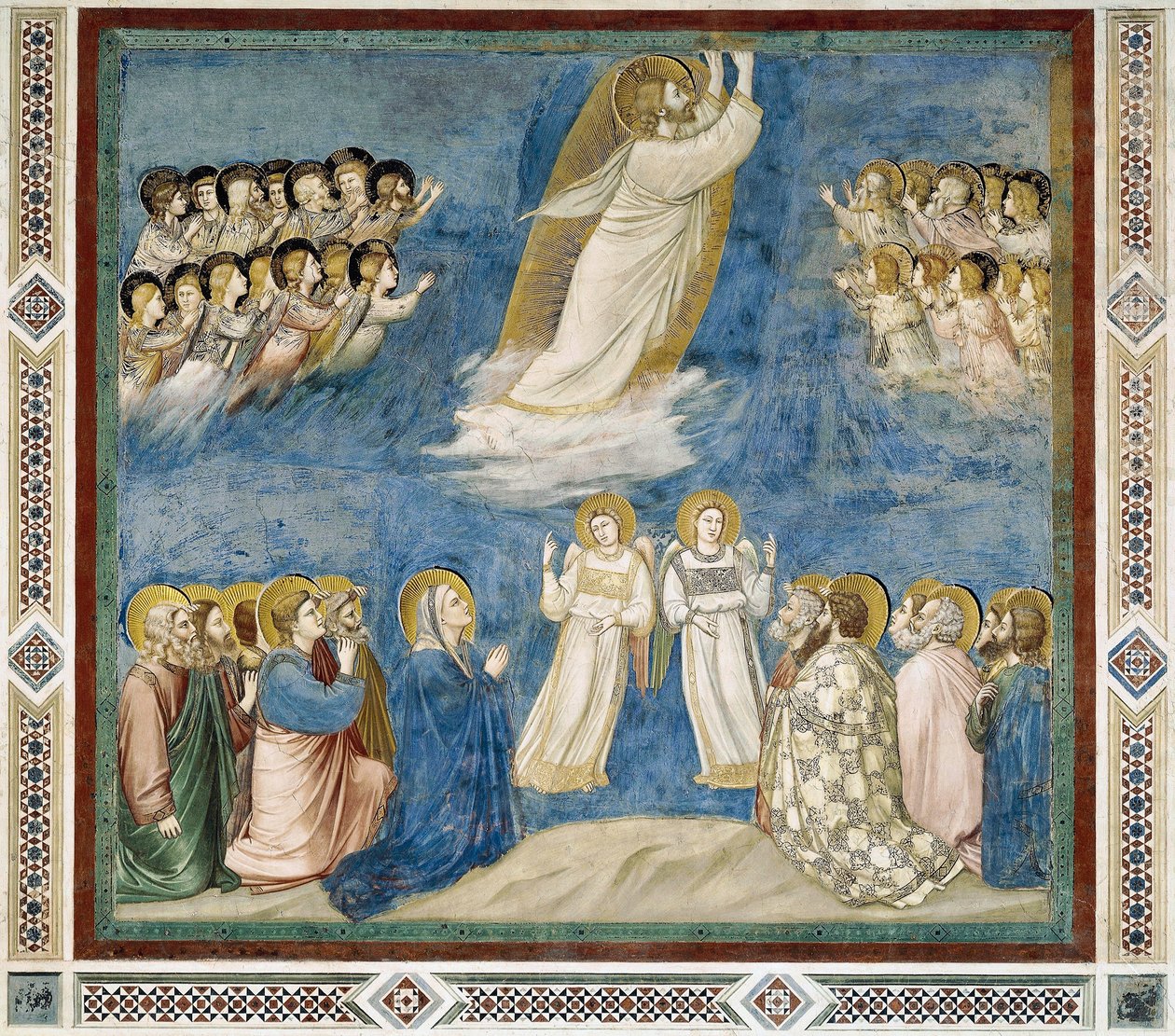 Himmelfahrt Christi (Detail) von Giotto (c.1266 1337)