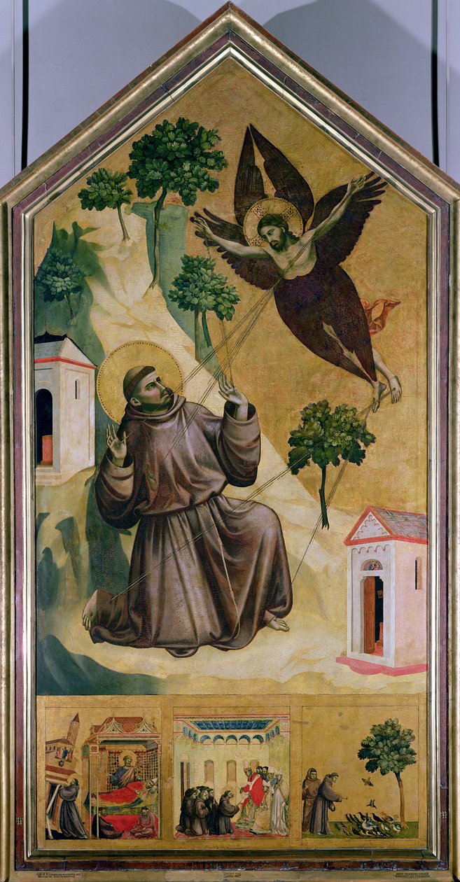 Der heilige Franziskus empfängt die Stigmata von Giotto (c.1266 1337)