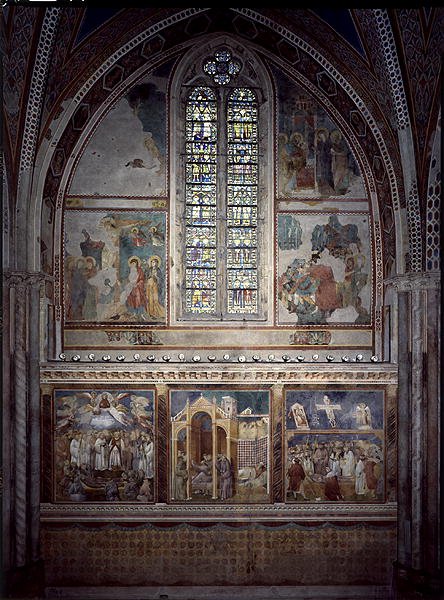 Szenen aus dem Leben Christi und dem Zyklus des Heiligen Franziskus von Giotto (c.1266 1337)