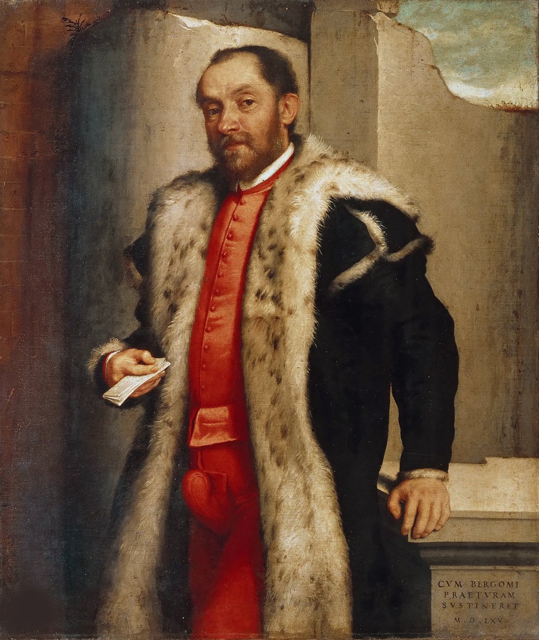 Porträt von Antonio Navagero, 1565 von Giovan Battista Moroni
