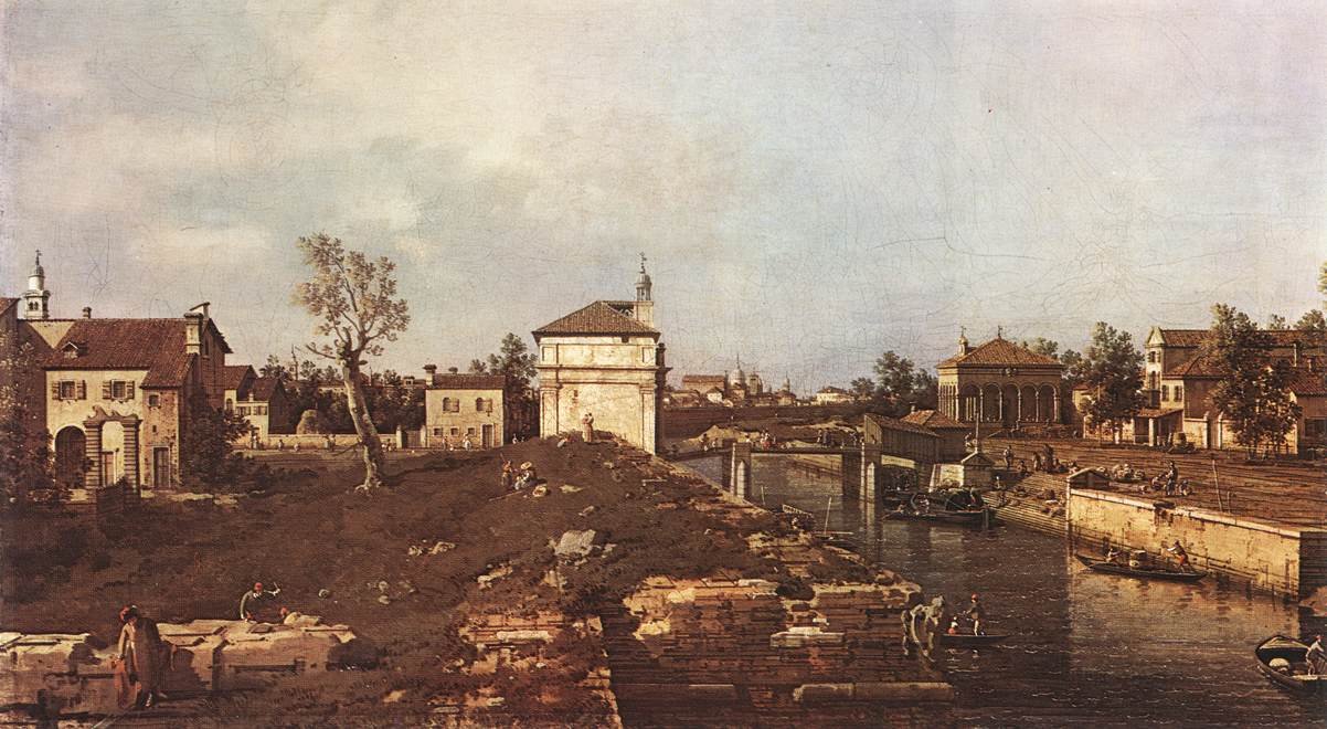 Der Brenta-Kanal in Padua von Giovanni Antonio Canal