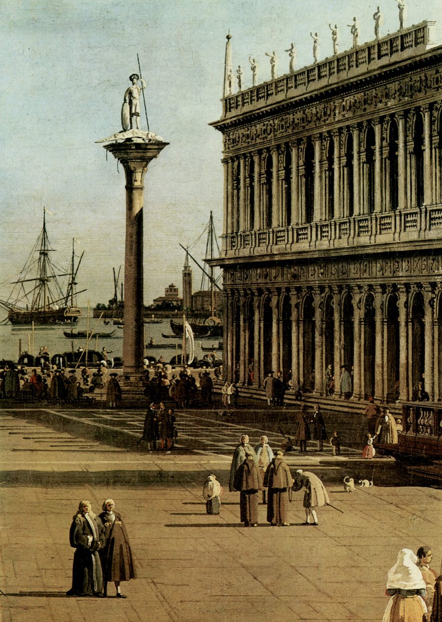 Die Piazzetta (Detail) (Galleria Nazionale d