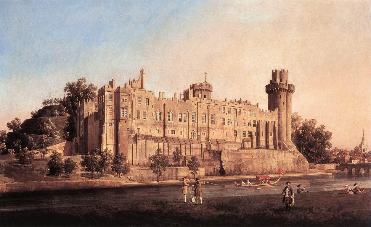 Warwick Castle von Giovanni Antonio Canal