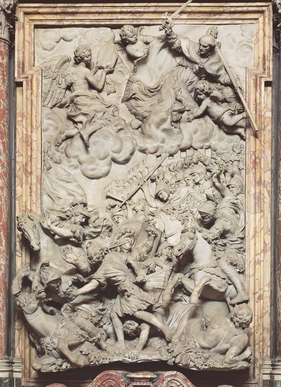 Die Schlacht von Anghiari, 1685-87 von Giovanni Battista Foggini