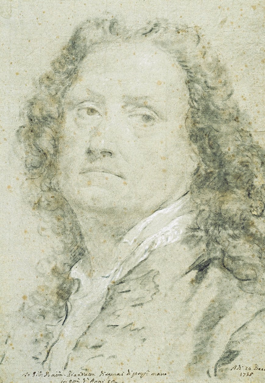 Selbstporträt, 1735 von Giovanni Battista Piazzetta