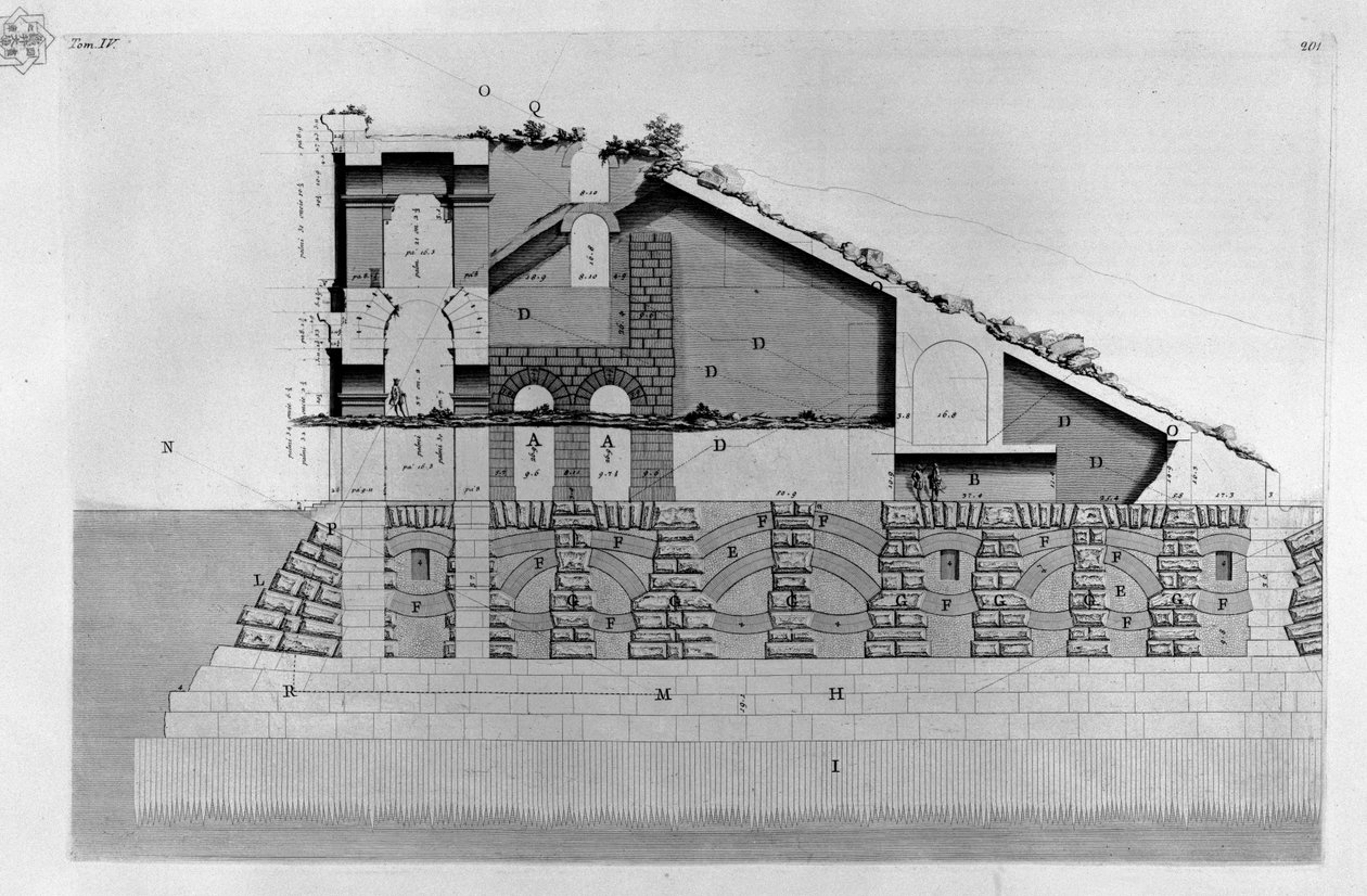 Theater des Marcellus von Giovanni Battista Piranesi
