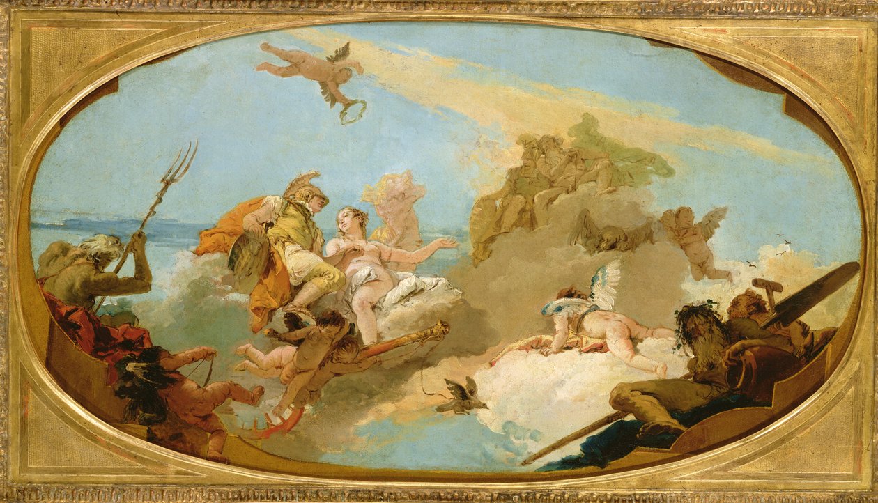 Apotheose von Admiral Vittor Pisani von Giovanni-Battista Tiepolo
