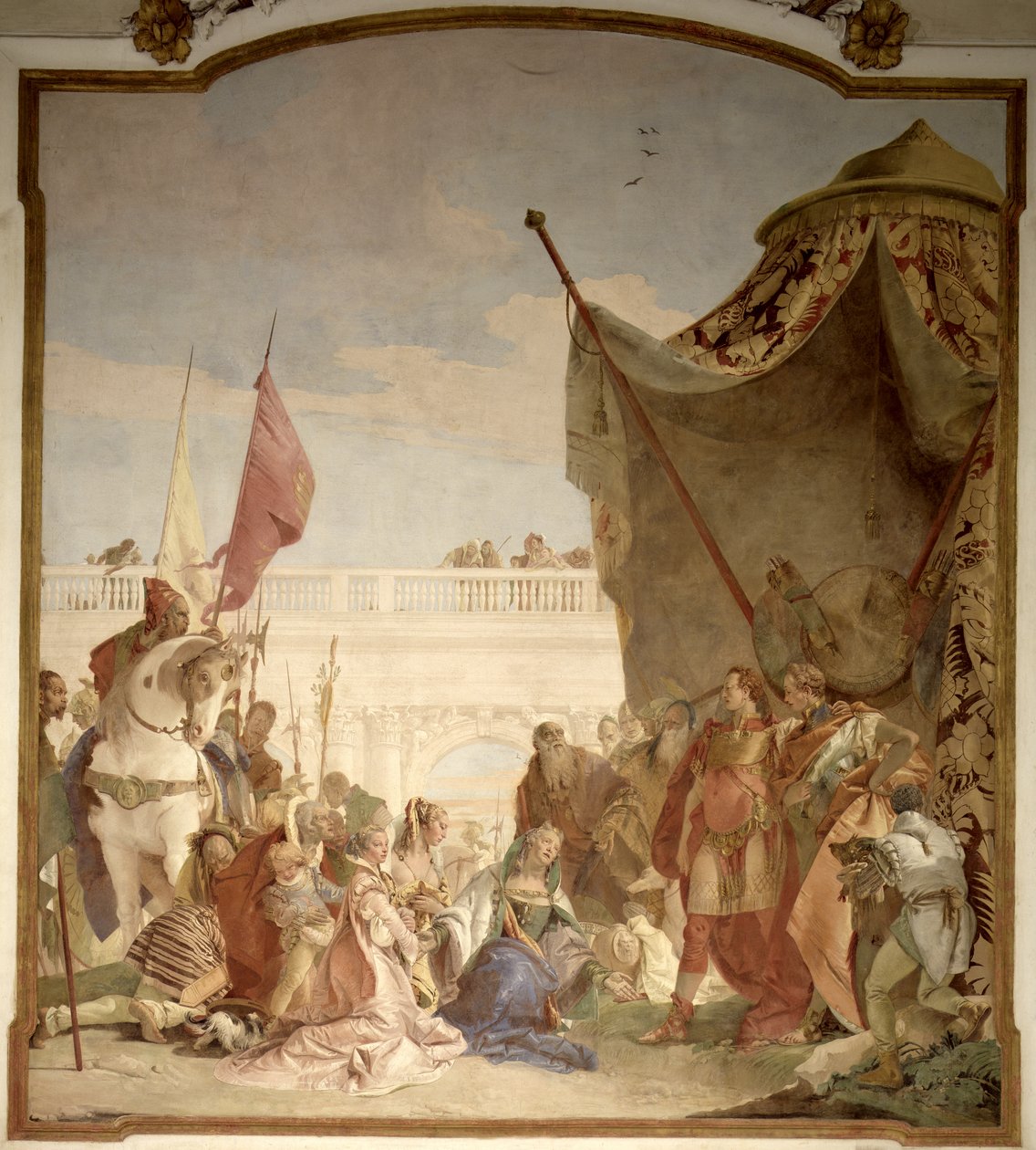 Die Familie des Darius vor Alexander von Giovanni-Battista Tiepolo