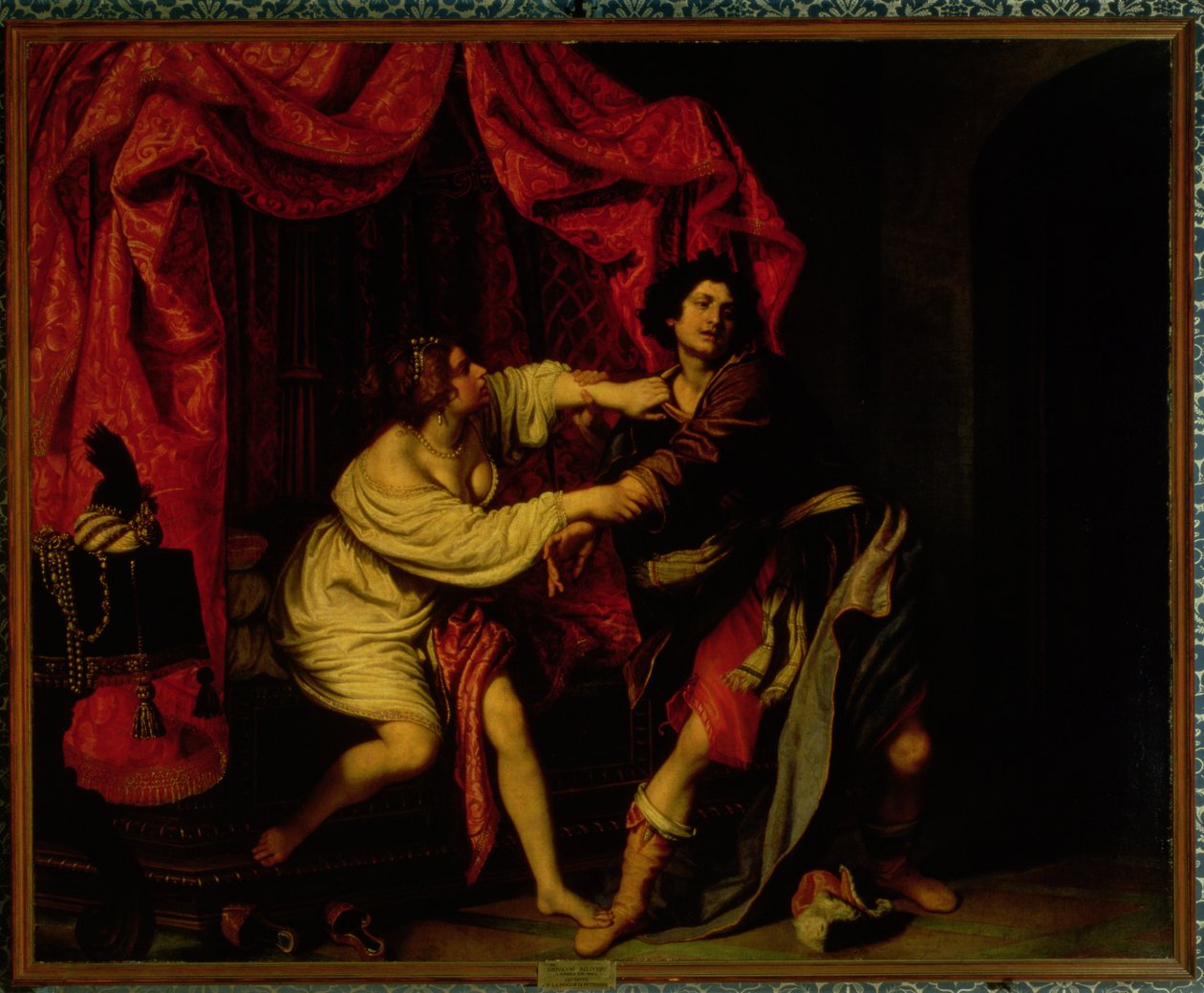 Joseph und die Frau des Potiphar von Giovanni Biliverti