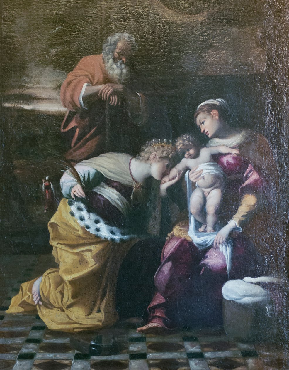 Die mystische Hochzeit der heiligen Katharina von Alexandria, um 1600 von Giovanni (1575 1655) Donducci