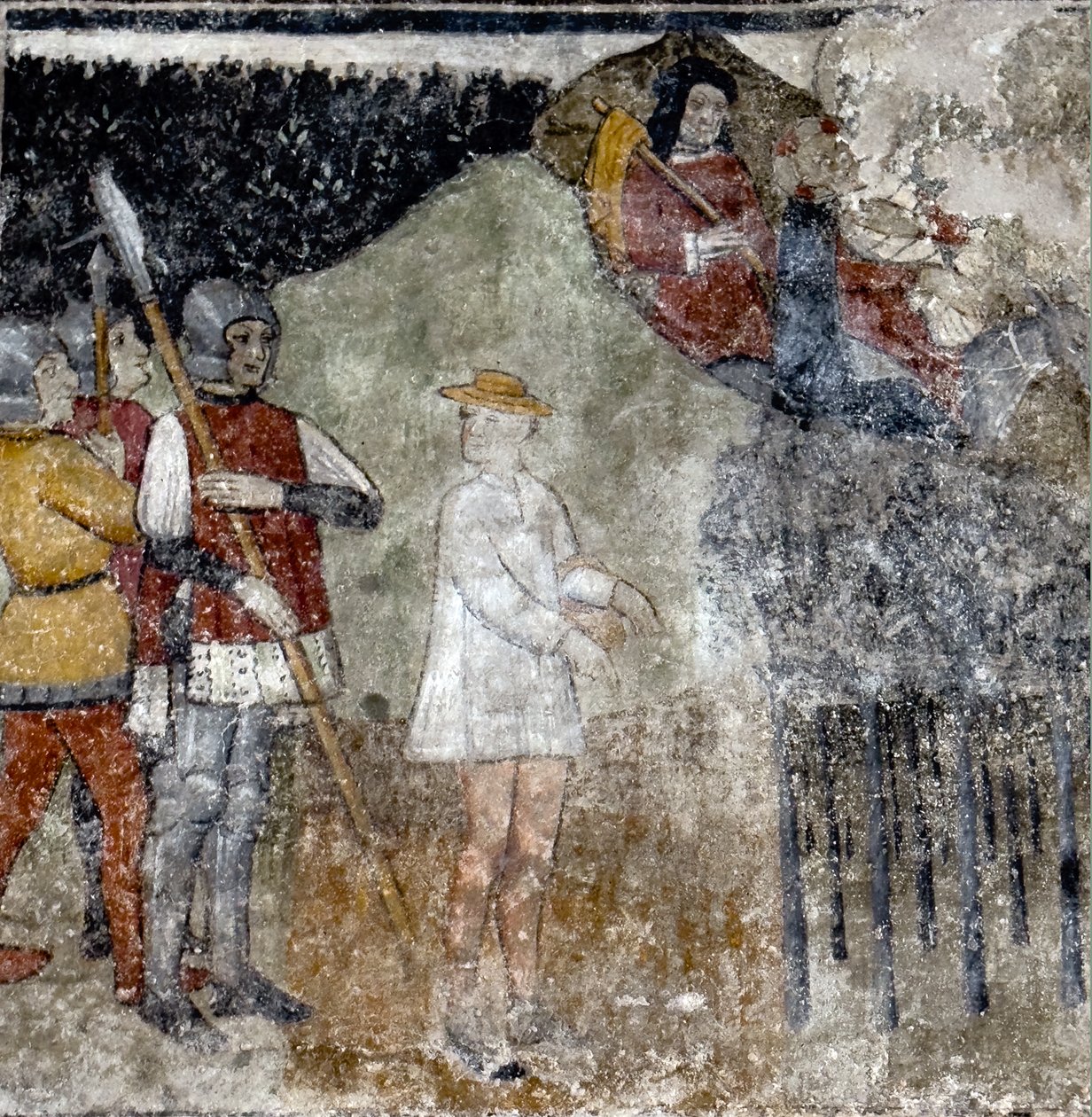 Die Fresken in der Kapelle der Annonciade, um 1470 von Giovanni (attr. to) Baleison
