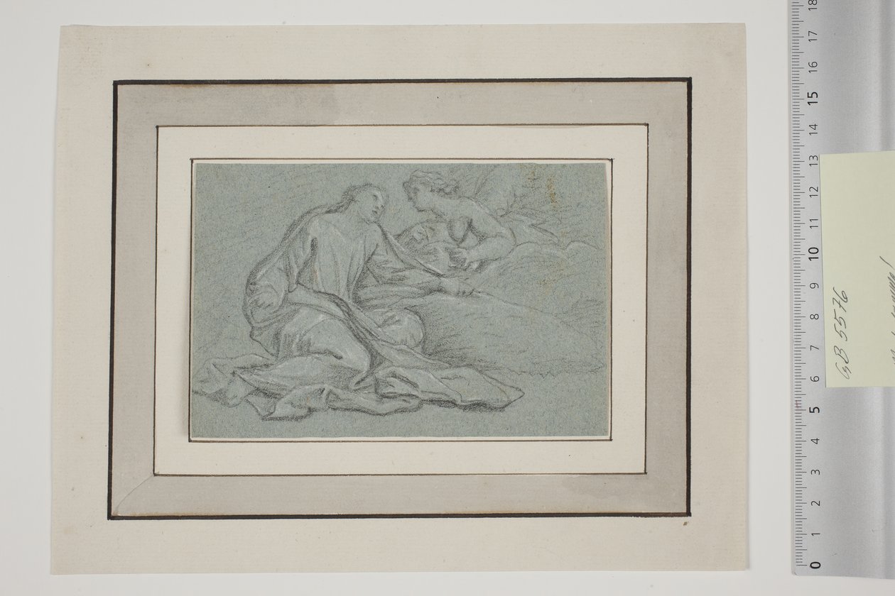 Christus in Gethsemane und der Engel mit dem Kelch von Giovanni Agostino Ratti