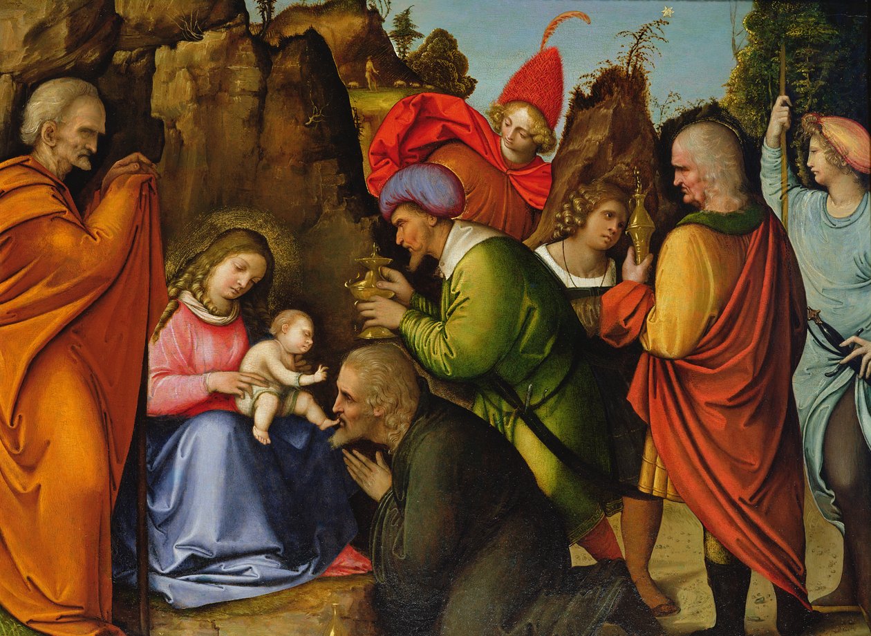 Die Anbetung der Weisen von Giovanni Agostino da Lodi