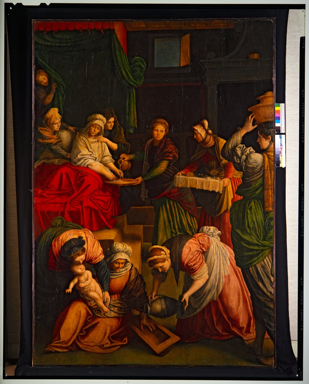 Christus im Haus der 100 Marien von Giovanni Andrea di Ferrari