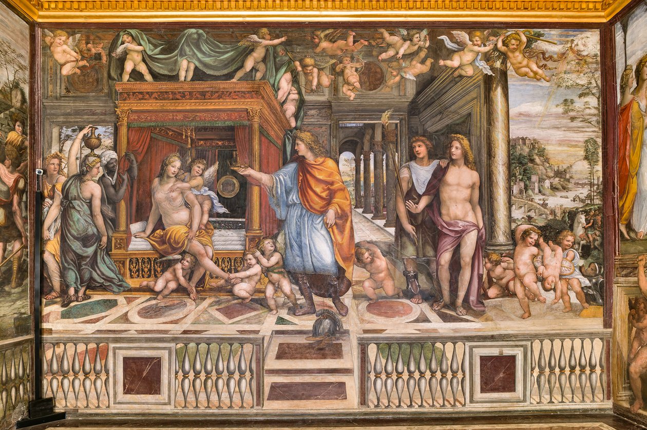 Die Hochzeit von Alexander dem Großen und Roxane von Giovanni Antonio Bazzi Sodoma