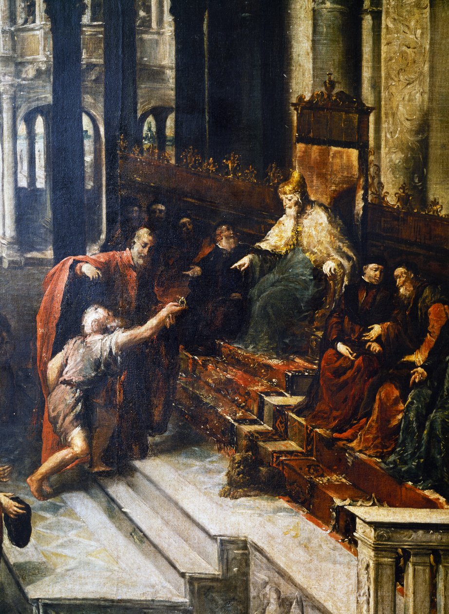 Fischer übergibt dem Dogen von Venedig den Ring von Giovanni Antonio Guardi