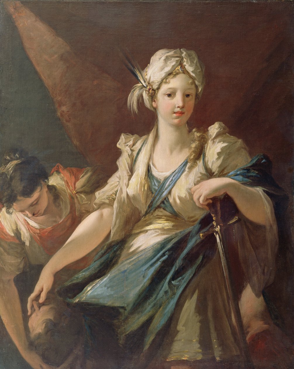 Judith und ihre Magd mit dem Kopf des Holofernes, um 1710 von Giovanni Antonio Pellegrini