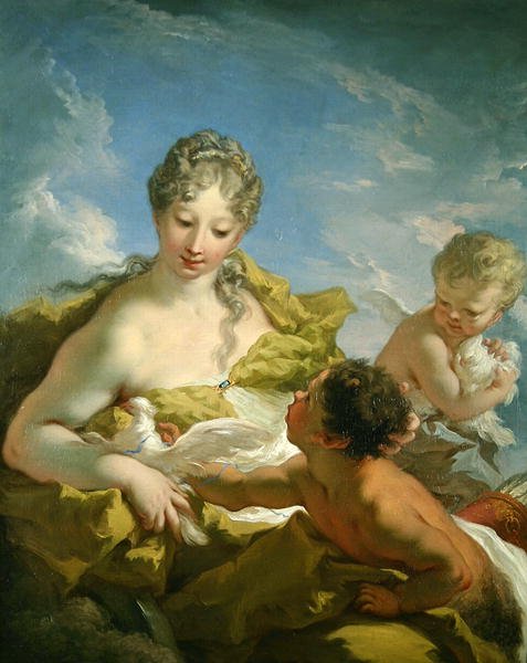 Venus und Amor von Giovanni Antonio Pellegrini