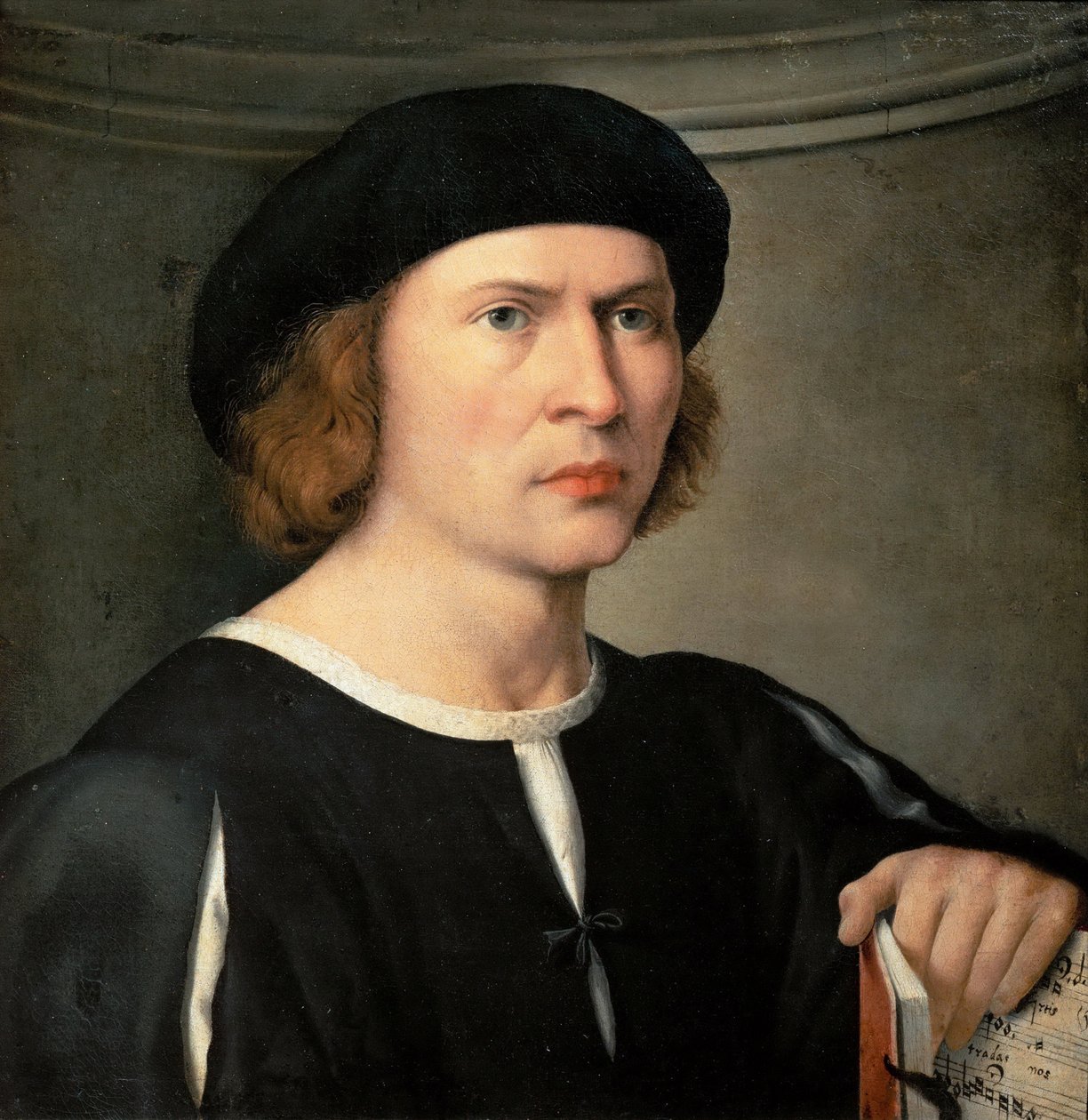 Porträt eines Musikers von Giovanni Antonio Pordenone