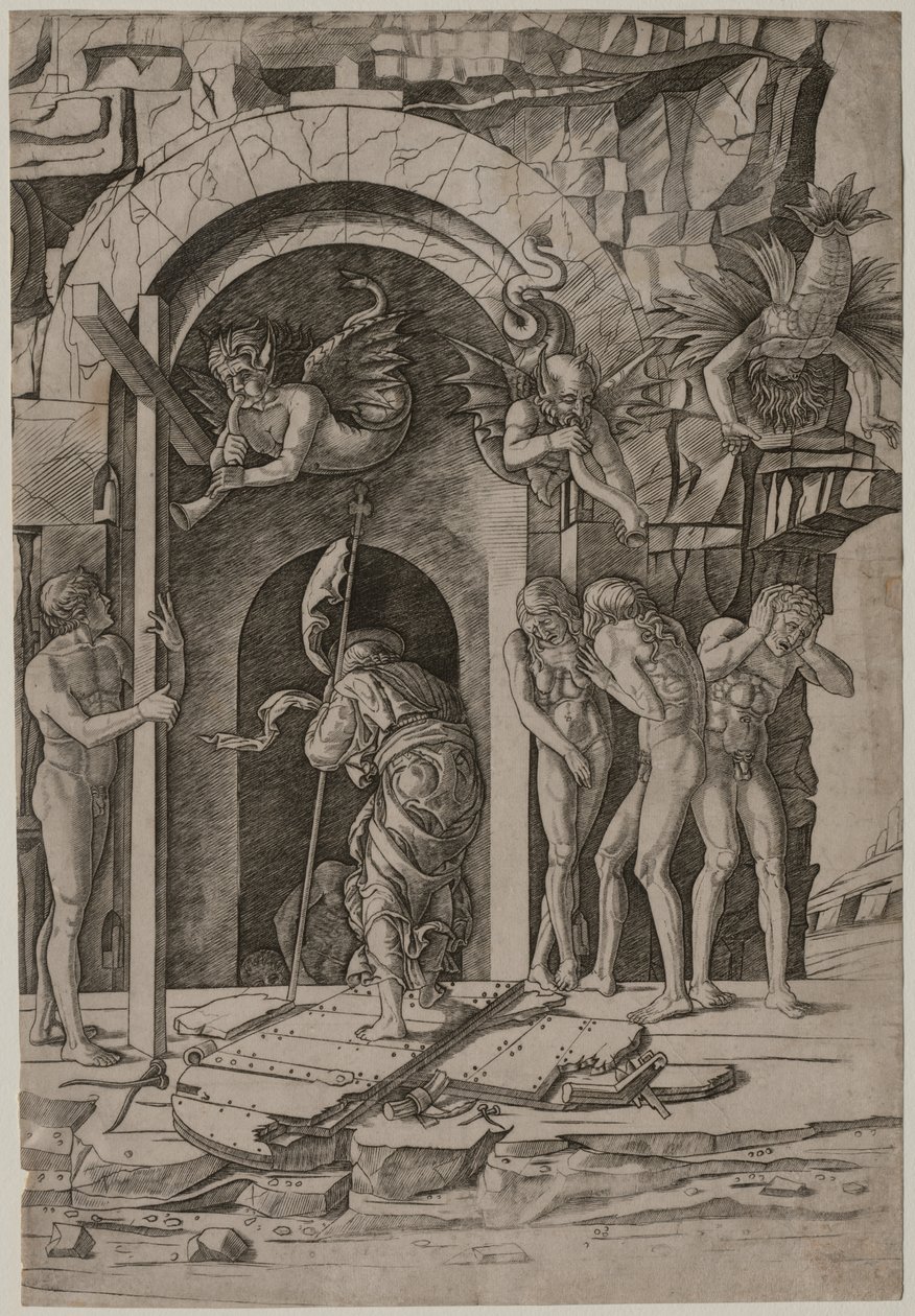 Abstieg in den Limbus von Giovanni Antonio da Brescia