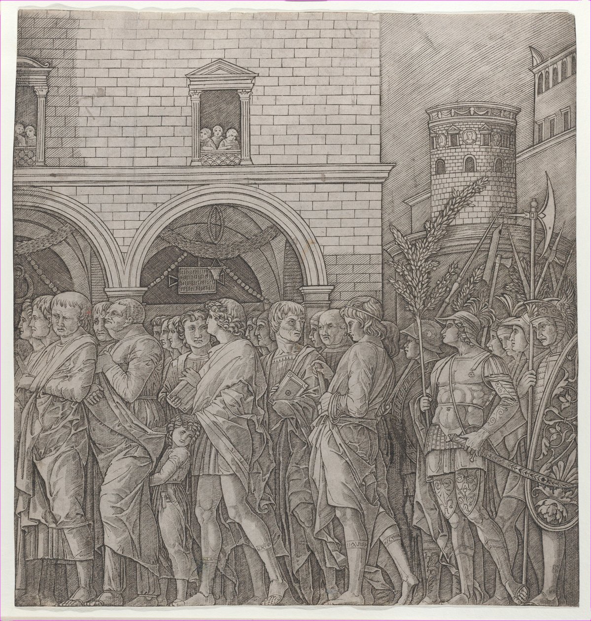 Der Triumph Caesars: die Senatoren, 1470-1525 von Giovanni Antonio da Brescia
