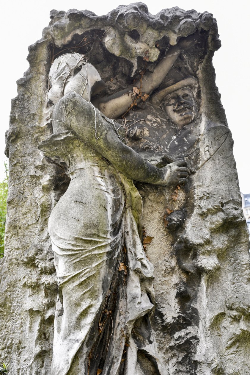 Saint Vincent Friedhof/Rue Lucien Gaulard/Paris XVIII/Ile de France/Frankreich von Phillipe de Marlier
