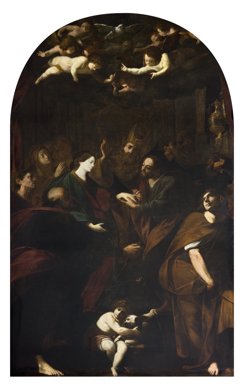 Die Hochzeit der Jungfrau von Giovanni Battista and Gherardini Melchiorre Crespi