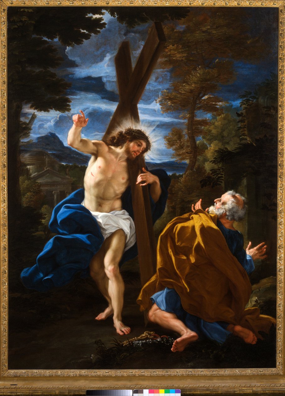 Domine, quo vadis? von Giovanni Battista (1639 1709) Gaulli