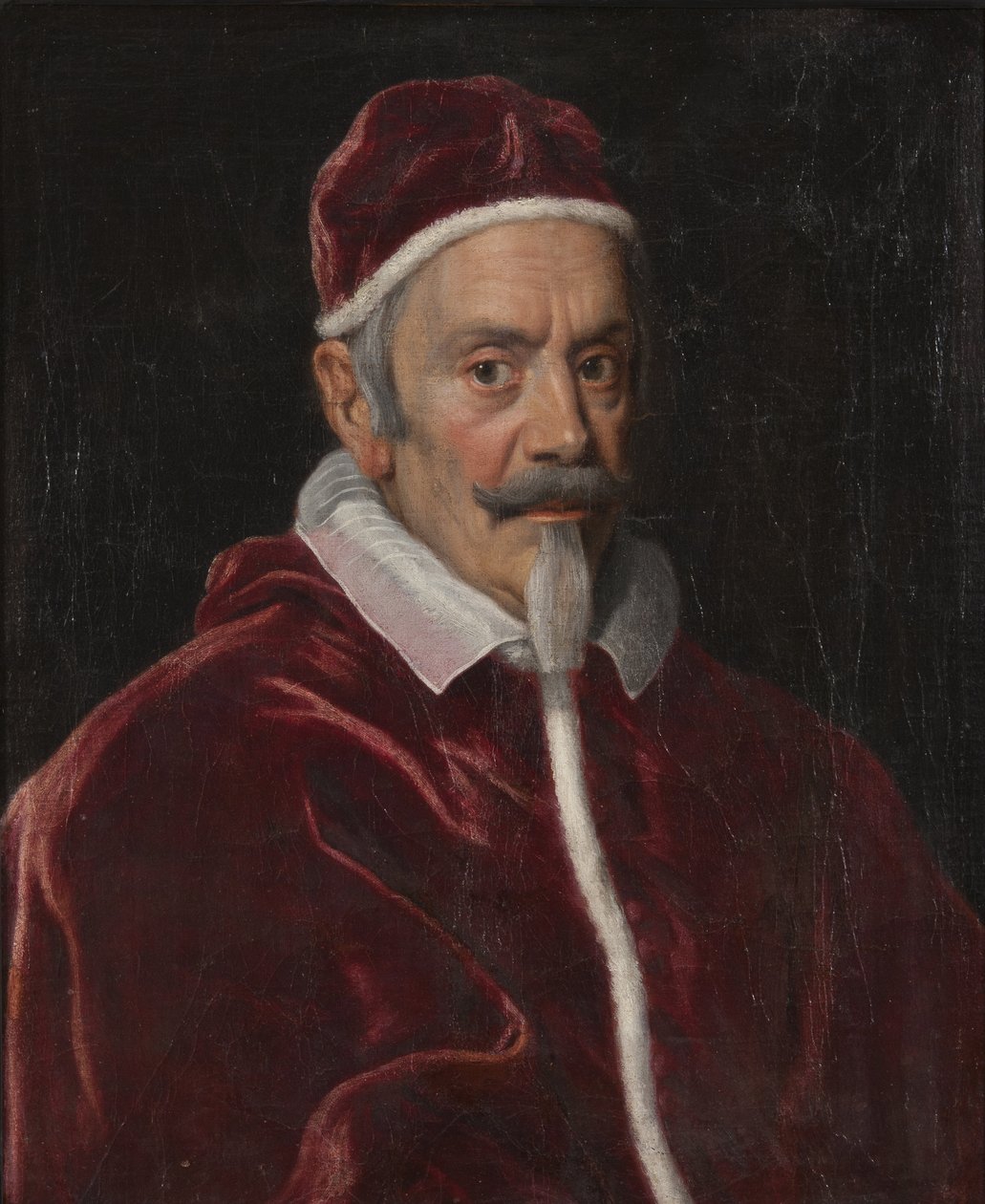 Papst Alexander VII. (1599-1667) (Detail) von Giovanni Battista  Gaulli