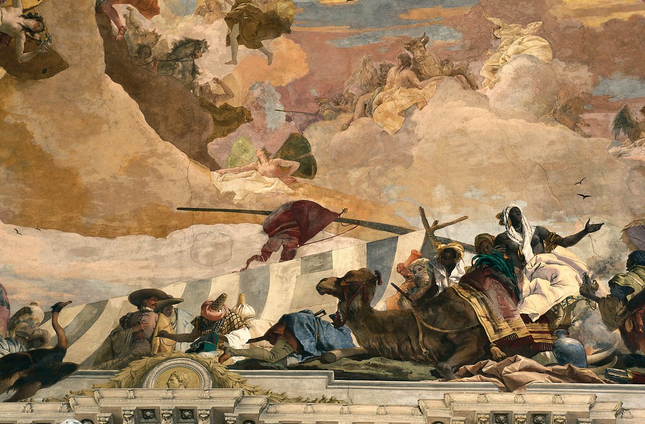 Allegorie von Afrika von Giovanni-Battista Tiepolo