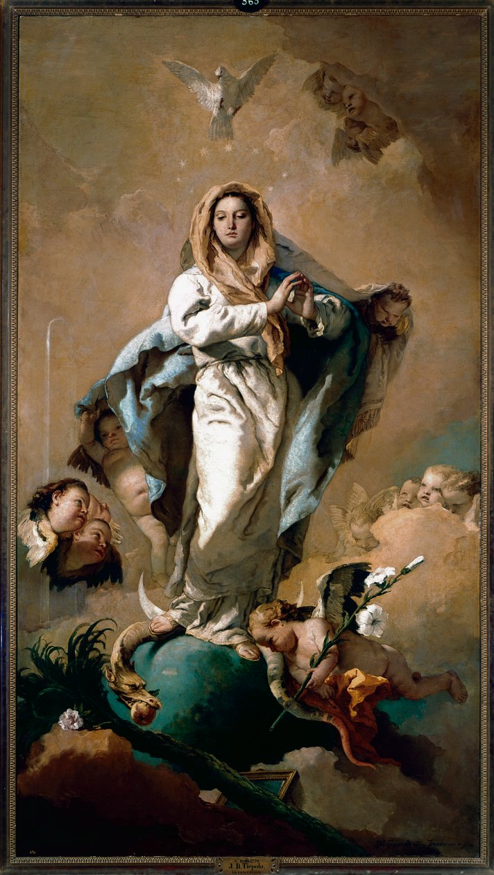 Unbefleckte Empfängnis von Giovanni Battista Tiepolo