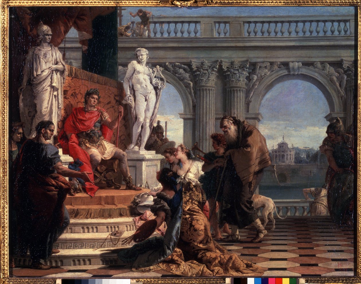 Maecenas übergibt die Künste an Augustus von Giovanni Battista Tiepolo