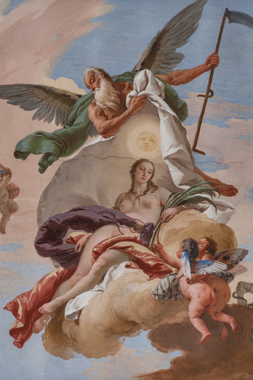 Die Zeit entdeckt die Wahrheit von Giovanni Battista Tiepolo