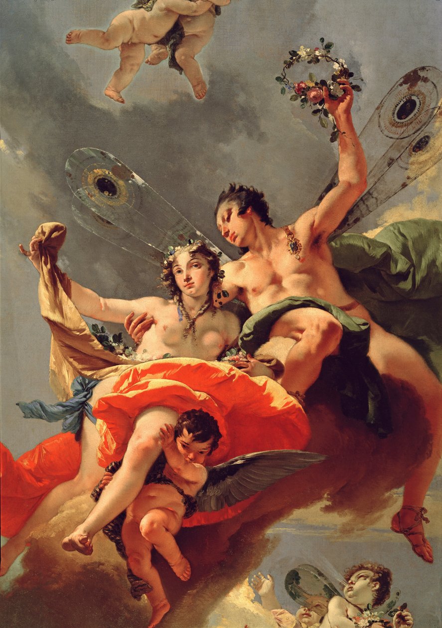 Zephyr und Flora von Giovanni Battista (1696 1770) Tiepolo