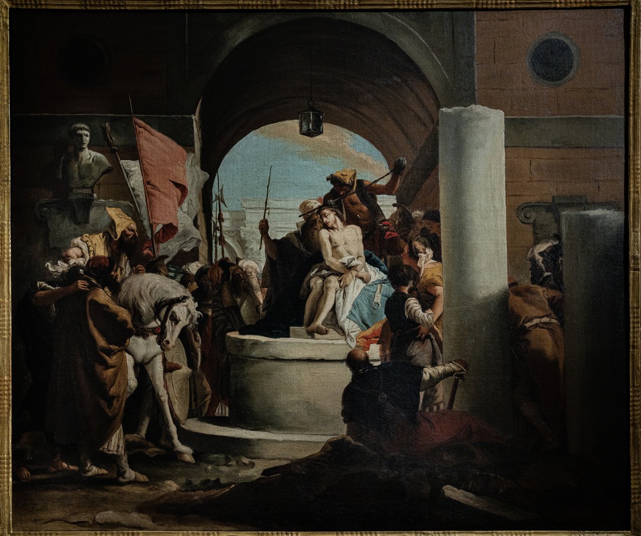 Kopie der Krönung mit Dornen, Mitte des 18. Jahrhunderts von Giovanni Battista (1696 1770) (workshop of) Tiepolo