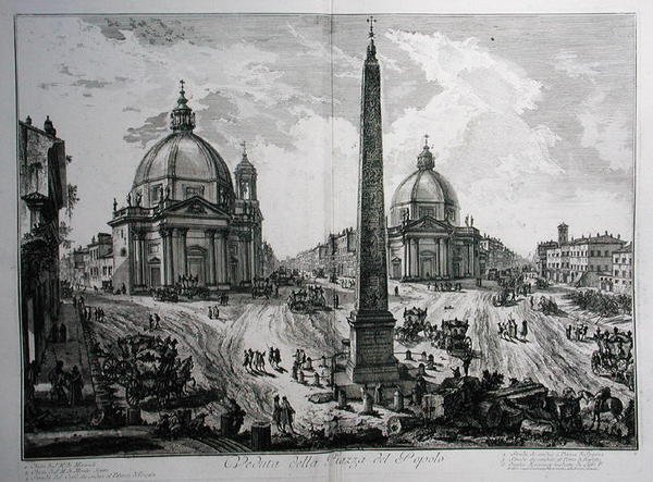 Piazza del Popolo, aus 