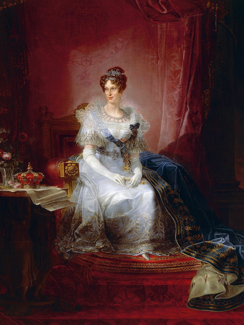 Porträt von Marie Louise, Herzogin von Parma von Giovanni Battista Borghesi