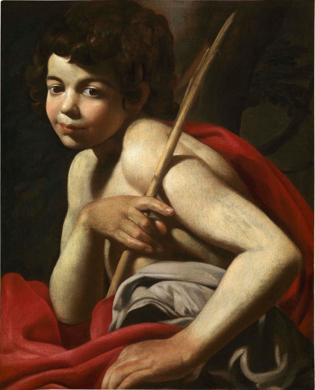 Johannes der Täufer als Junge von Giovanni Battista Caracciolo