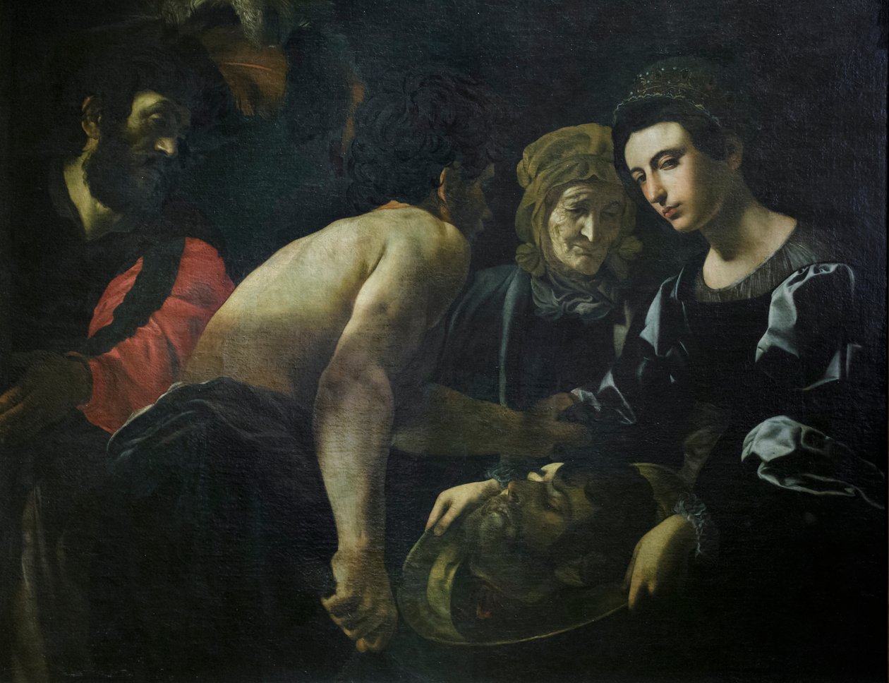 Salome mit dem Kopf von Johannes dem Täufer von Giovanni Battista Caracciolo