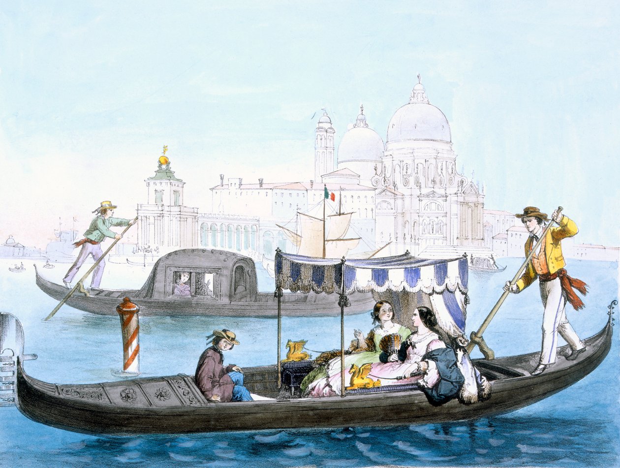 Venezianische Gondel von Giovanni Battista Cecchini