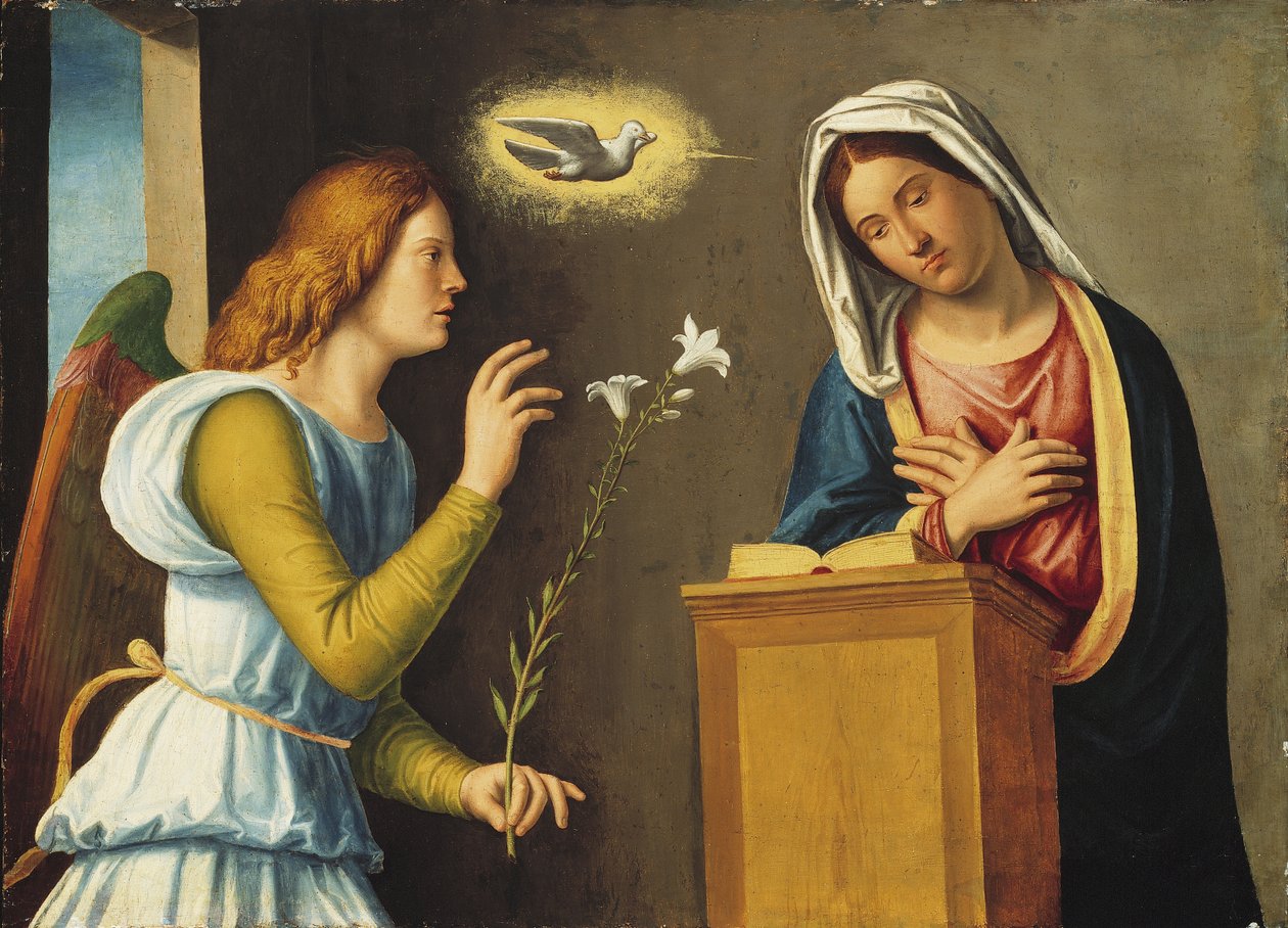 Verkündigung an die Jungfrau Maria von Giovanni Battista Cima da Conegliano