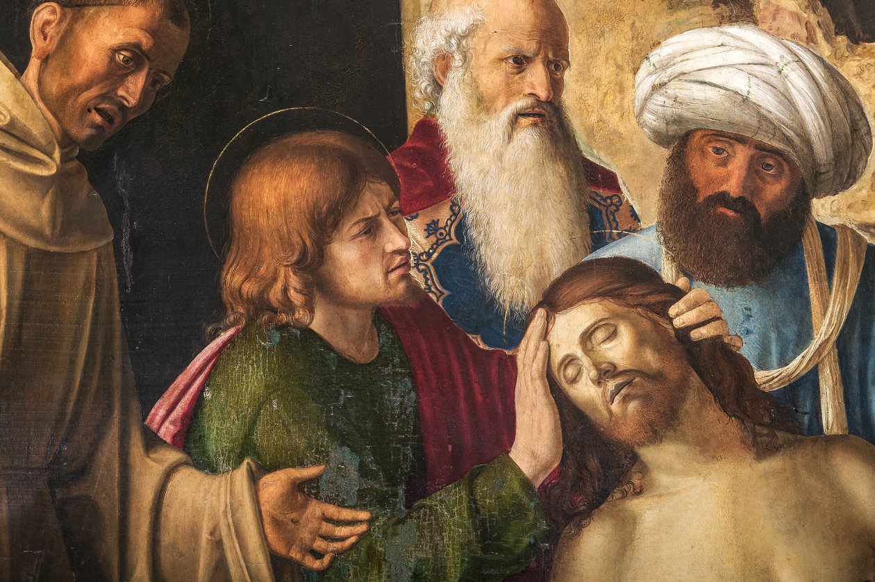 Beweinung Christi (Detail) von Giovanni Battista Cima da Conegliano