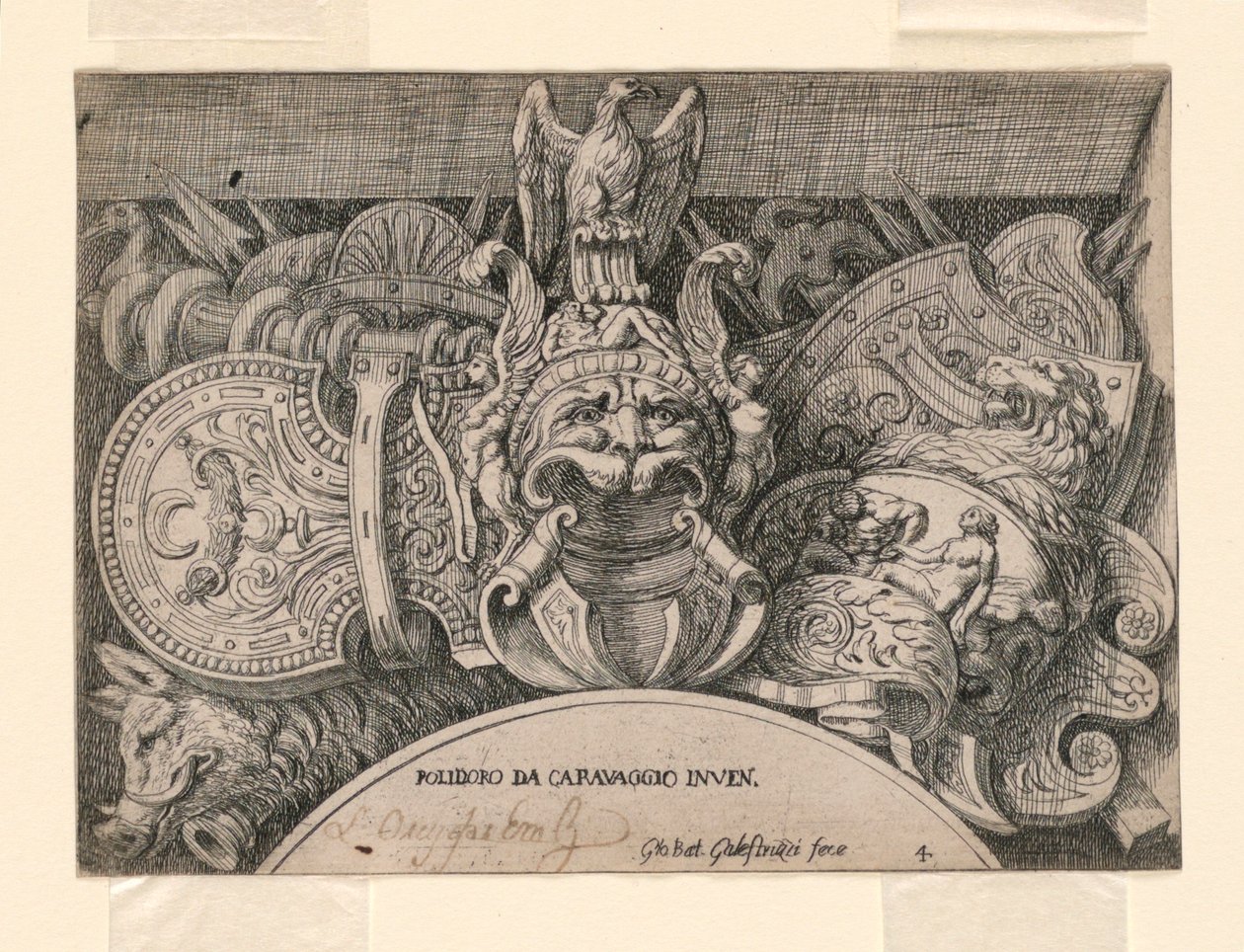 Diverse Trophäen von Giovanni Battista Galestruzzi