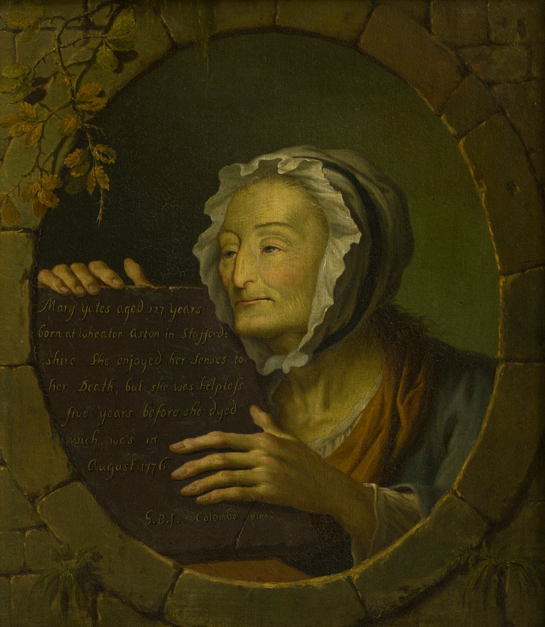 Porträt von Mary Yates (1649-1776) von Giovanni Battista Innocenzo Colombo