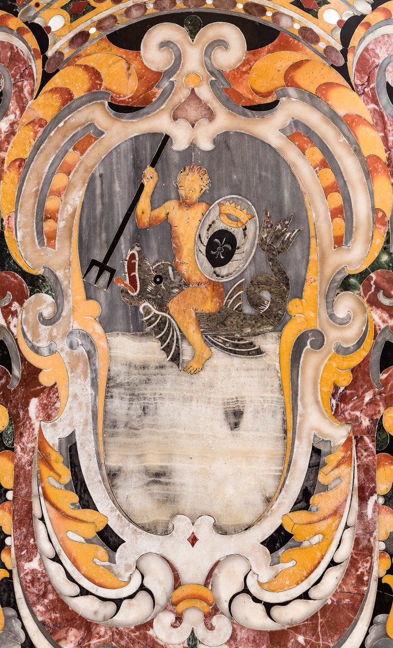 Kathedrale von San Cataldo, Kapelle von San Cataldo, Altar des Heiligen, Detail, Taranto, Apulien von Giovanni Battista Lombardelli