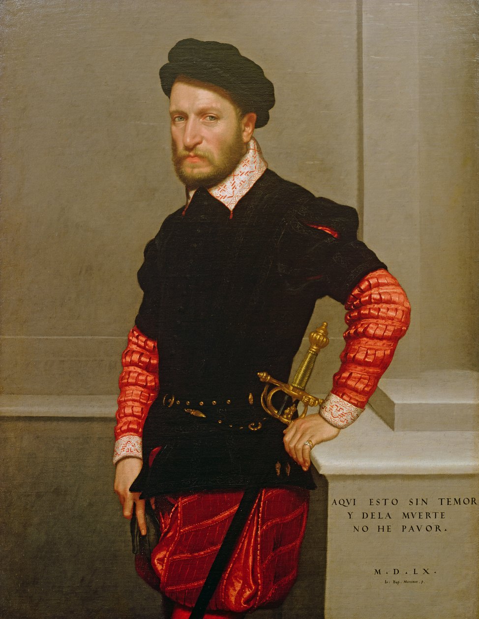 Porträt von Don Gabriel de la Cueva, Herzog von Albuquerque (1525-71) 1560 von Giovanni Battista Moroni