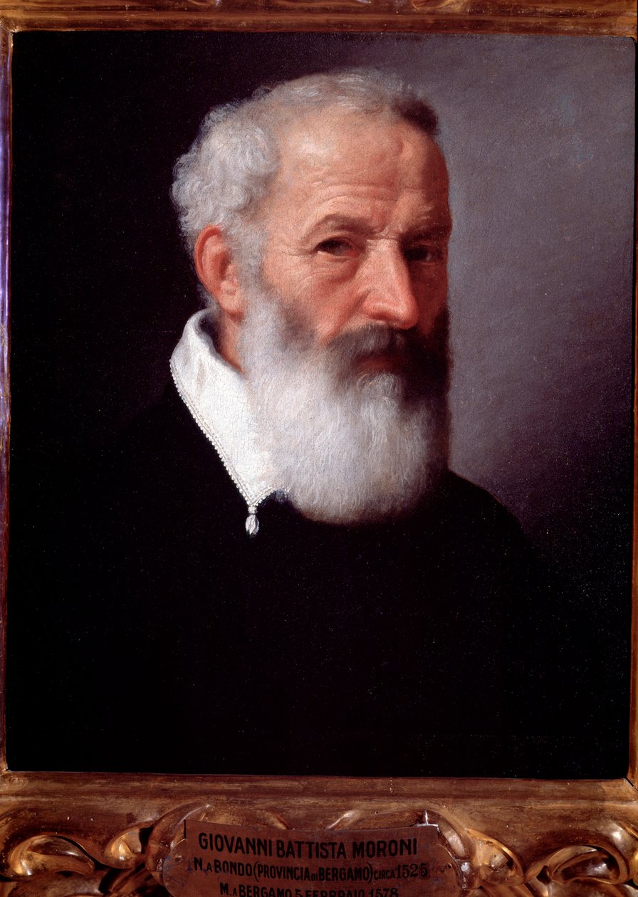 Porträt eines alten Mannes von Giovanni Battista Moroni
