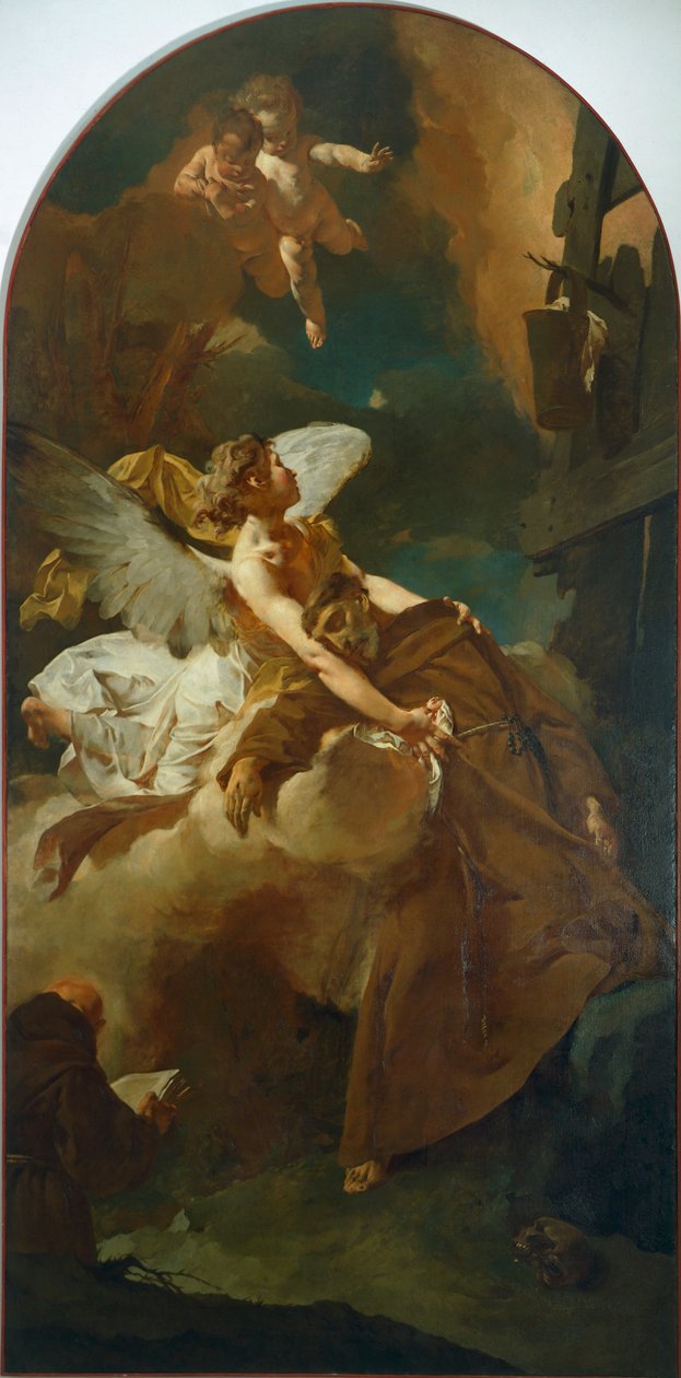 Die Ekstase des Hl. Franziskus, von Giovanni Battista Piazzetta (1682-1754) von Giovanni Battista Piazzetta