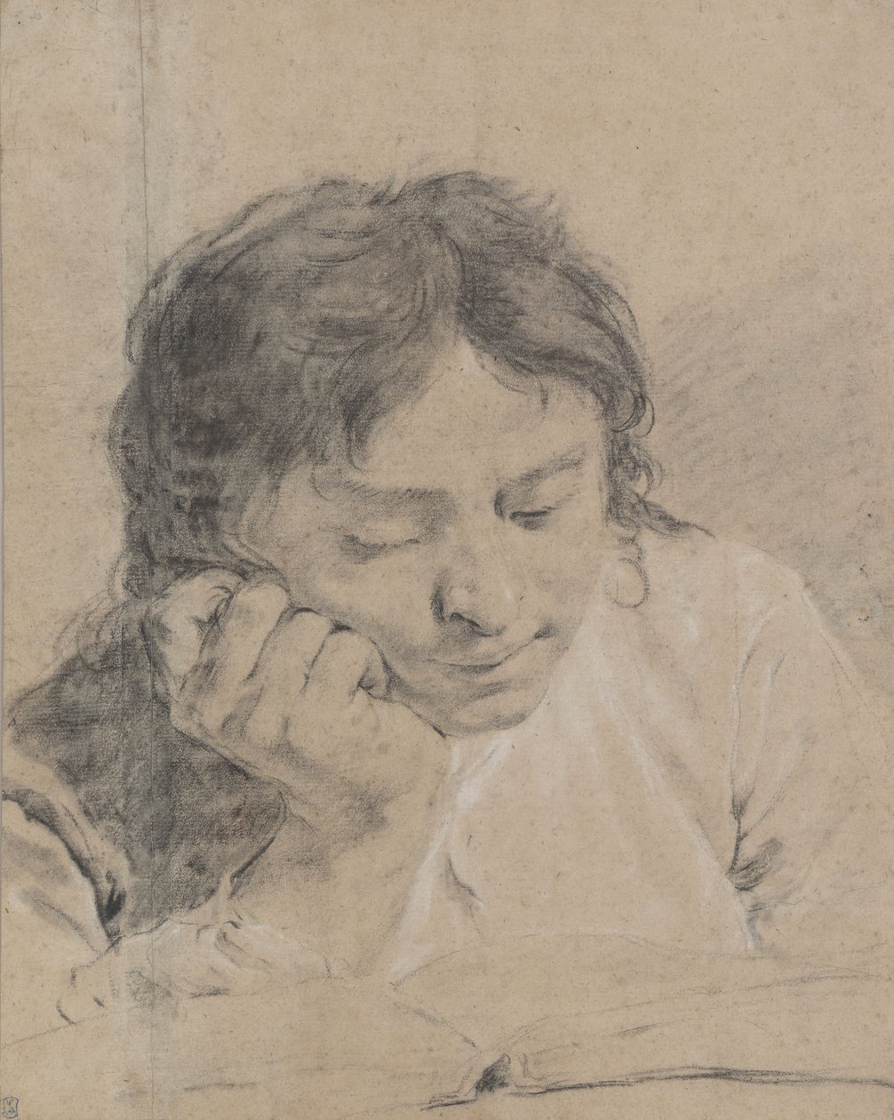 Junger Junge liest ein Buch von Giovanni Battista Piazzetta